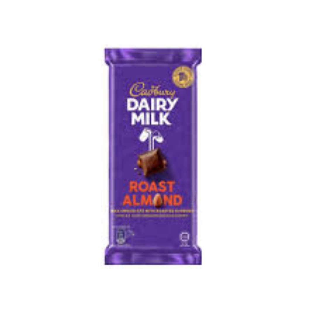 CADBURY DAIRY MILK ROAST ALMOND 130G